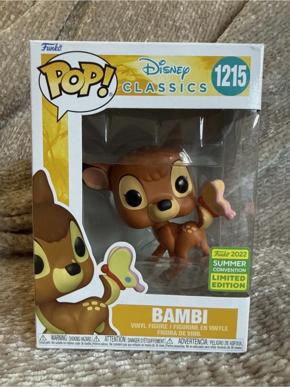 Funko Pop Bambi #1215 2022 Summer Convention Exclusive